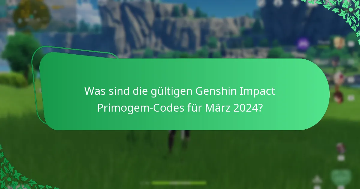 Wie löse ich Genshin Impact Primogem-Codes ein?