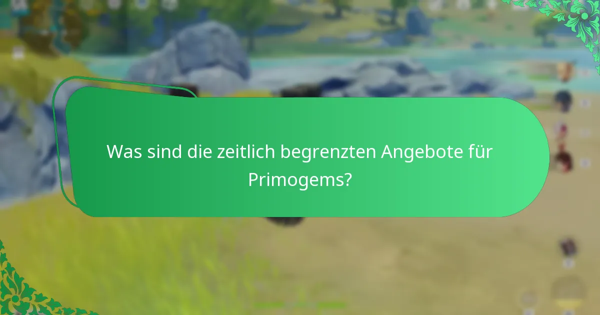 Welche speziellen Events bieten Primogems?